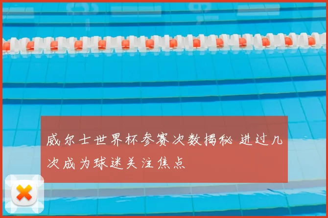 威尔士世界杯参赛次数揭秘 进过几次成为球迷关注焦点