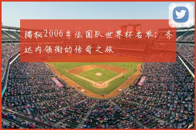 揭秘2006年法国队世界杯名单：齐达内领衔的传奇之旅