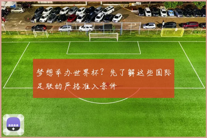 梦想举办世界杯？先了解这些国际足联的严格准入条件